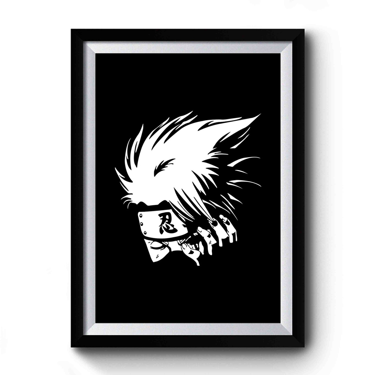Kakashi Hatake Sharingan Copy Ninja Naruto Premium Poster